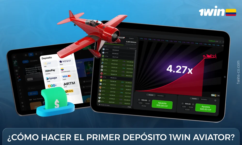 Para realizar un depósito en 1win Aviator Colombia, los jugadores deben seleccionar el método de pago deseado, especificar el importe y confirmar la transacción
